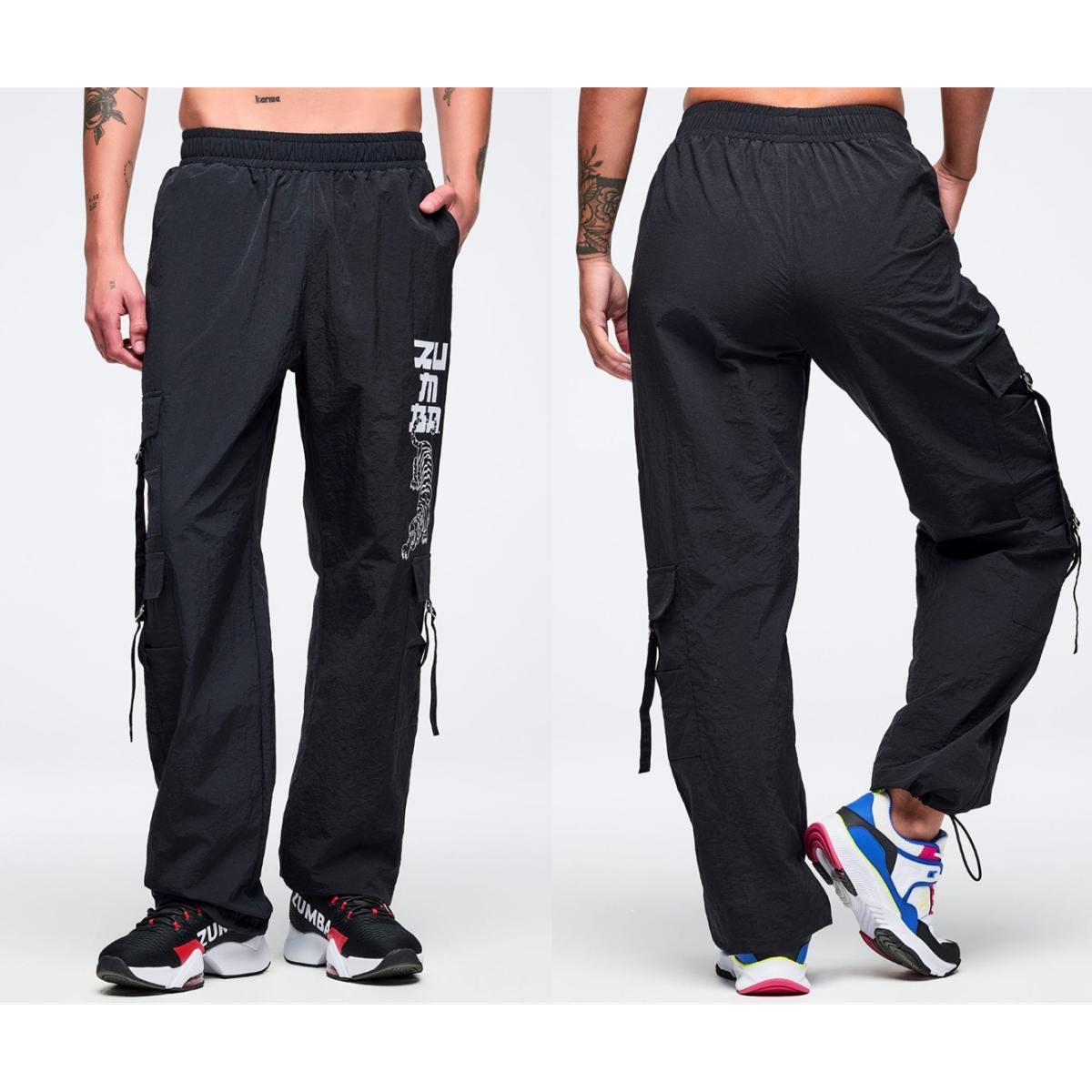 Eastern Flavor High Rise Cargo Pants With Tassels