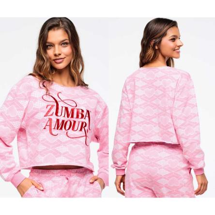 Zumba Amour Cropped Sweatshirt