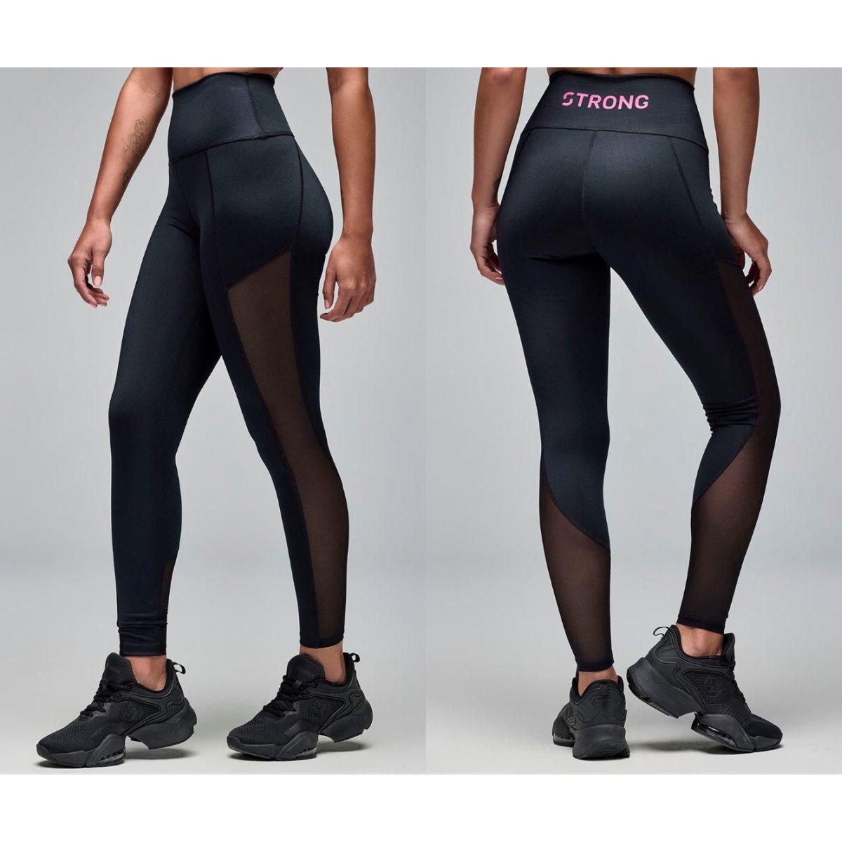 STRONG iD High Waisted Ankle Leggings With Inserts