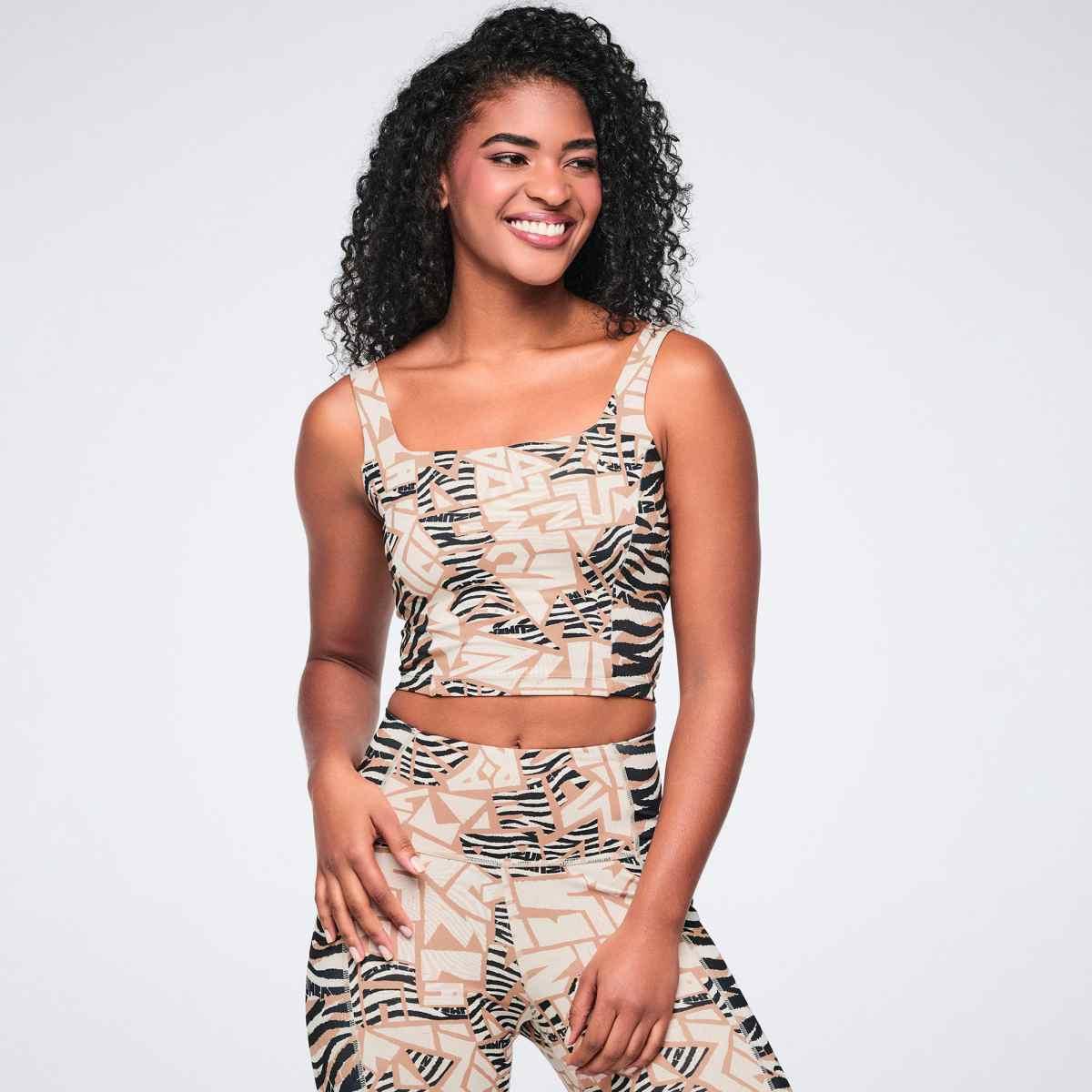 Wildbeat Z-Lift Crop Tank With Shelf Bra