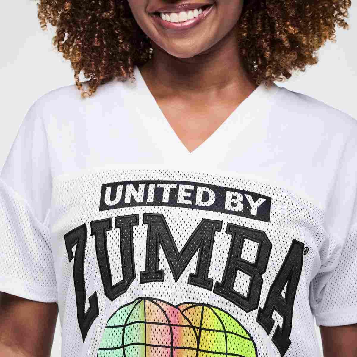 Worldwide V-Neck Mesh Top