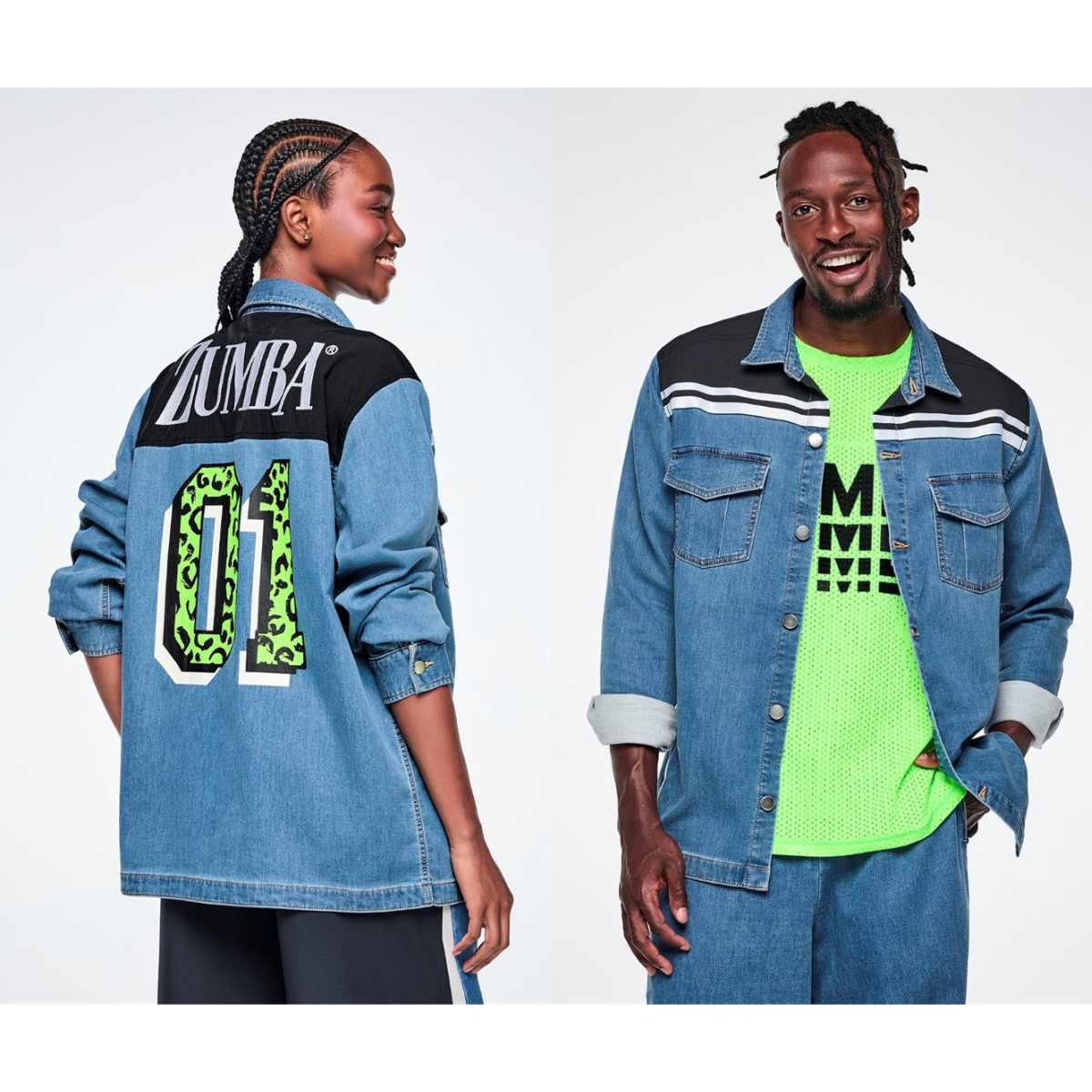 Dale-Z Combo Denim Shacket