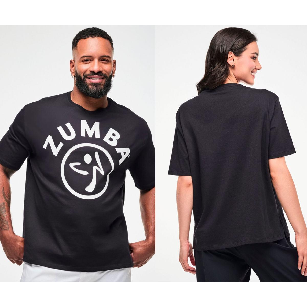 Zumba Basic Boxy Top - Black