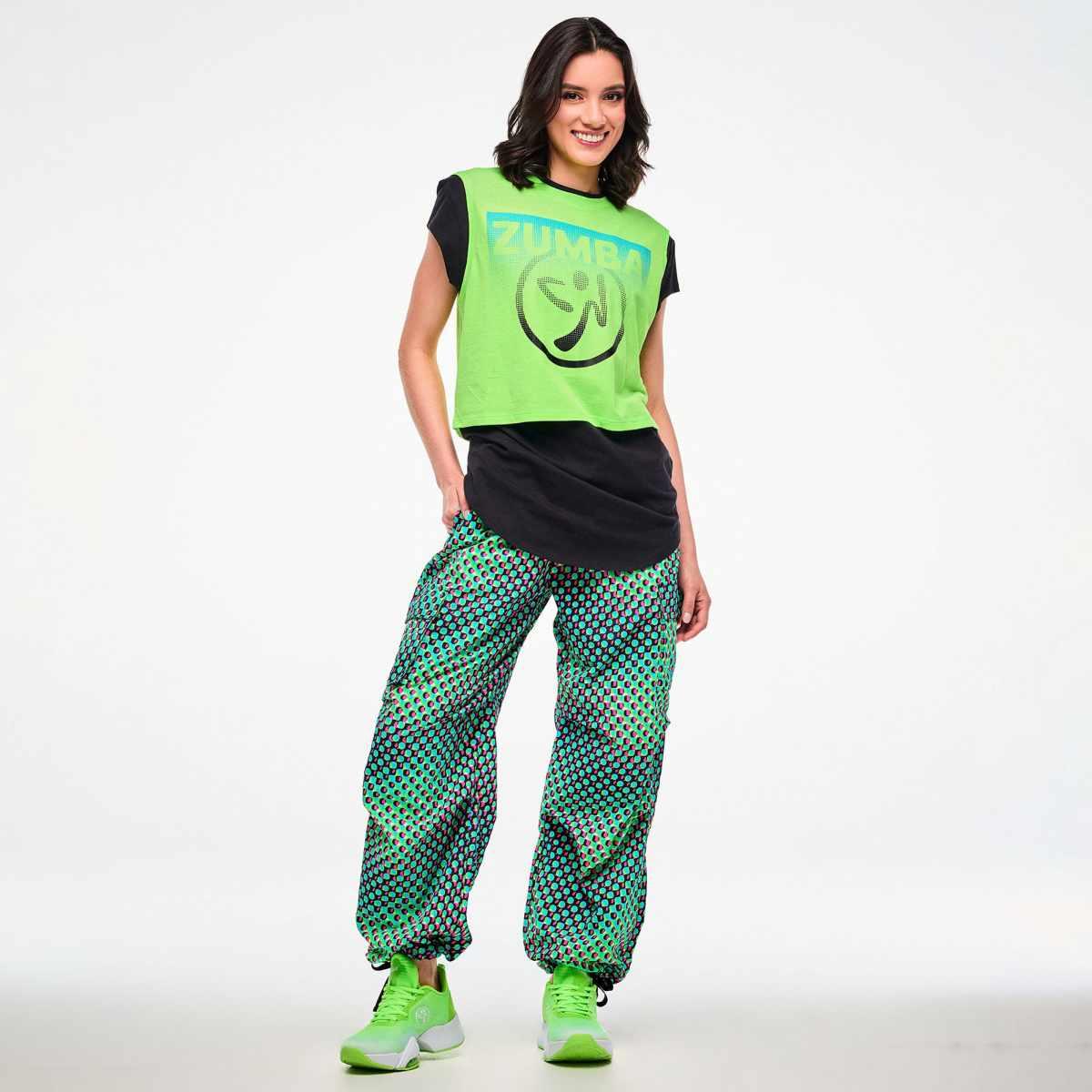 Electric Feel Woven Oversized Cargo Pants