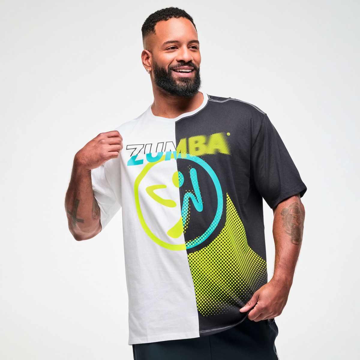 Electric Feel Men's Oversized Crew Neck Tee