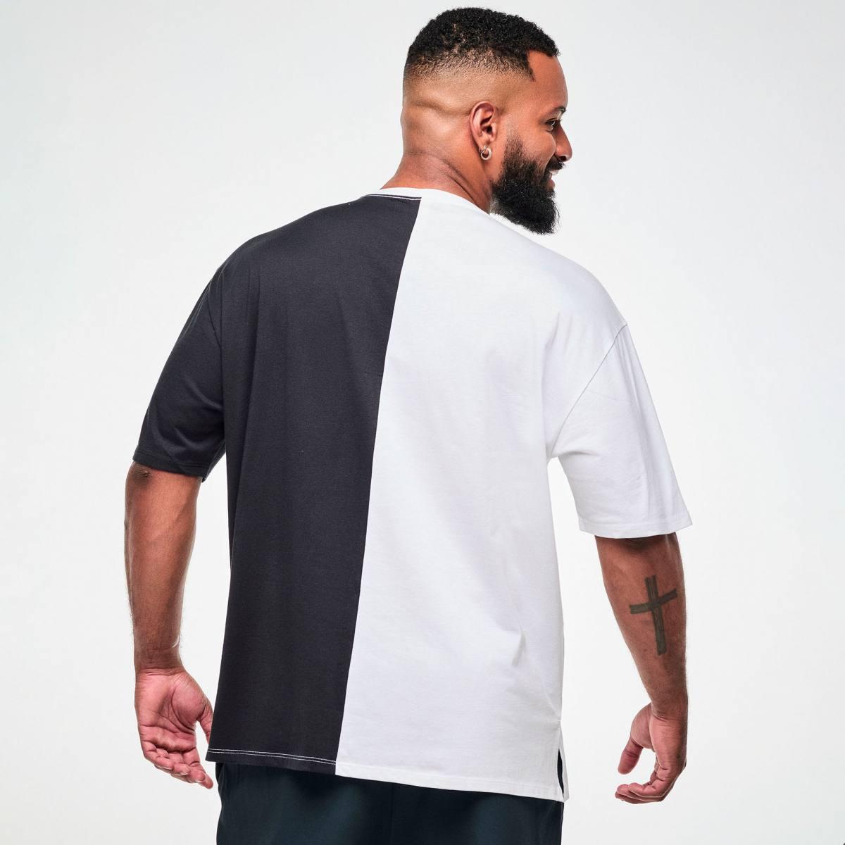 Electric Feel Men's Oversized Crew Neck Tee