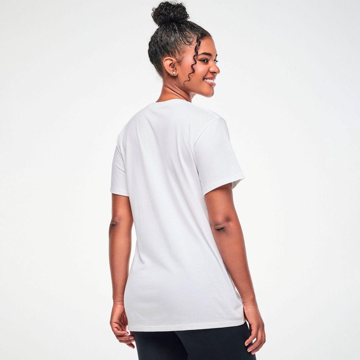 Electric Feel Unisex Crew Neck Tee - White