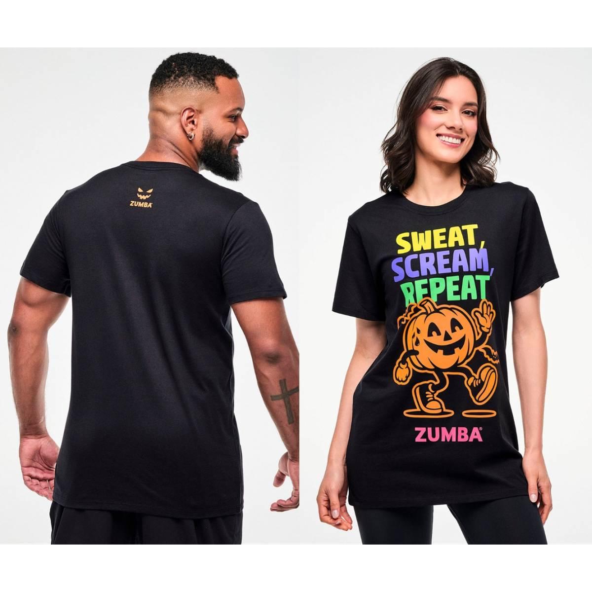 Zumba Halloween Unisex Tee - Bold Black