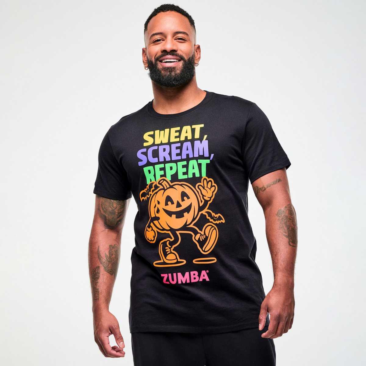 Zumba Halloween Unisex Tee - Bold Black