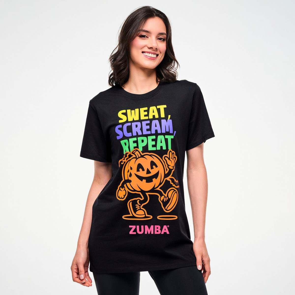 Zumba Halloween Unisex Tee - Bold Black