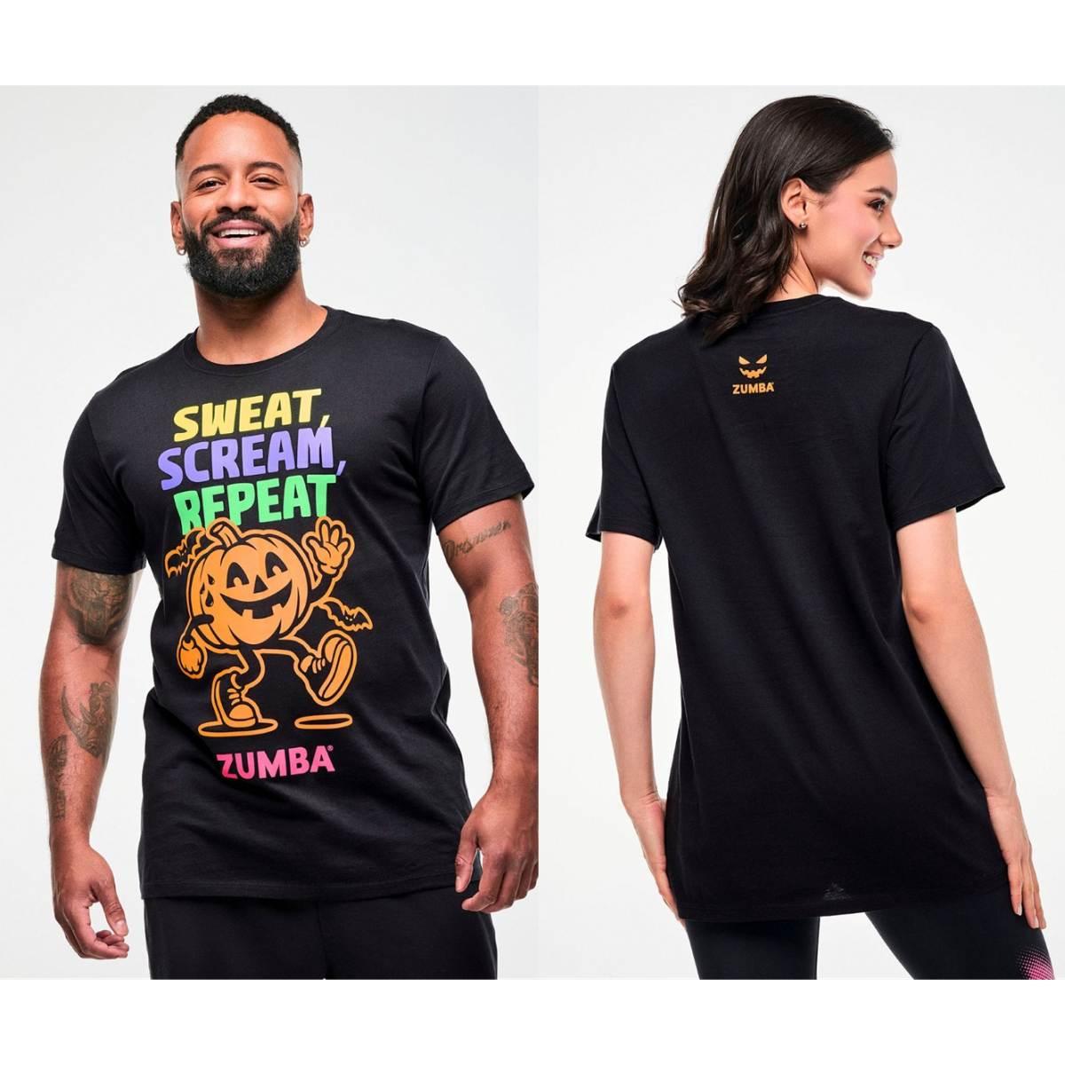 Zumba Halloween Unisex Tee - Bold Black
