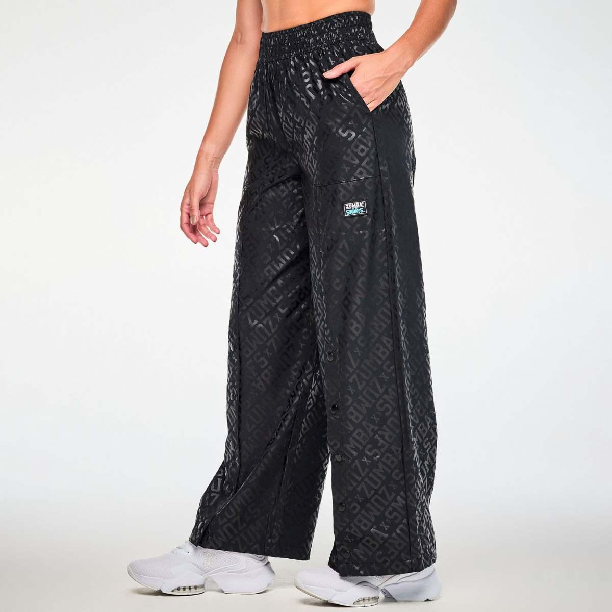 Zumba X The Smurfs Wide Leg Pants With Snaps