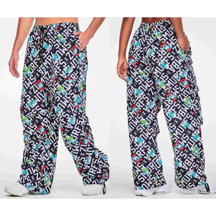 Zumba X The Smurfs Woven Oversized Cargo Pants