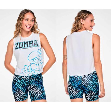 Zumba X The Smurfs Loose Muscle Tank