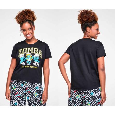 Zumba X The Smurfs Top With Round Hem