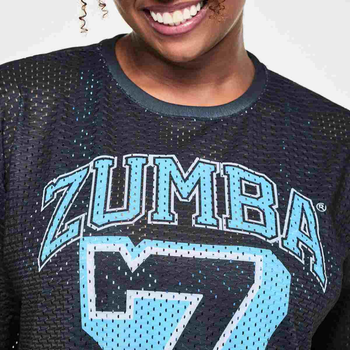 Zumba X The Smurfs Mesh Boxy Top