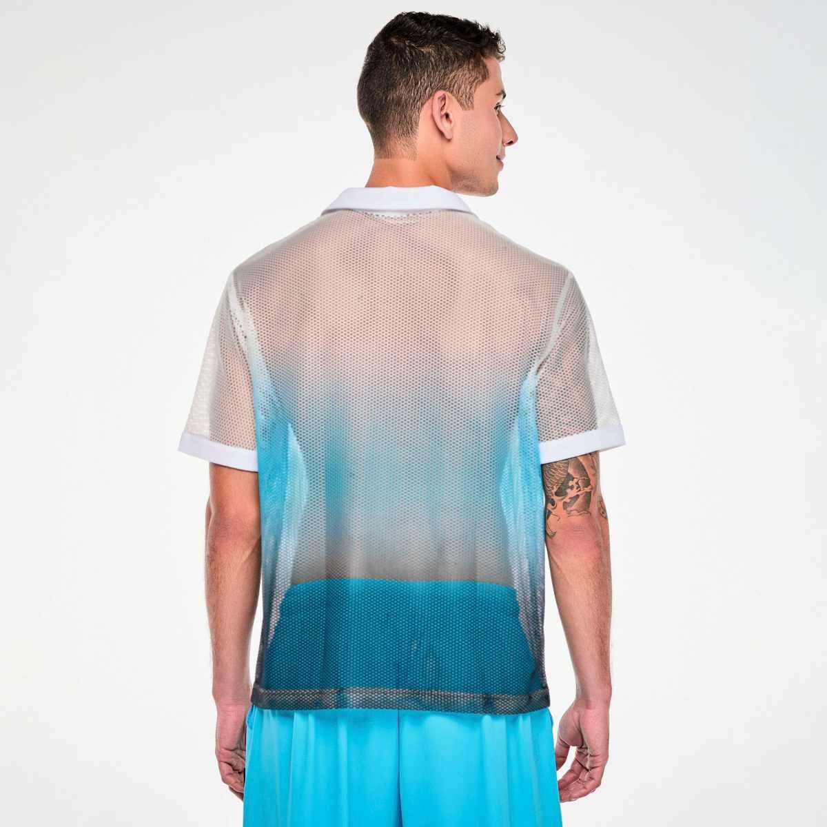 Zumba X The Smurfs Oversized Mesh Polo