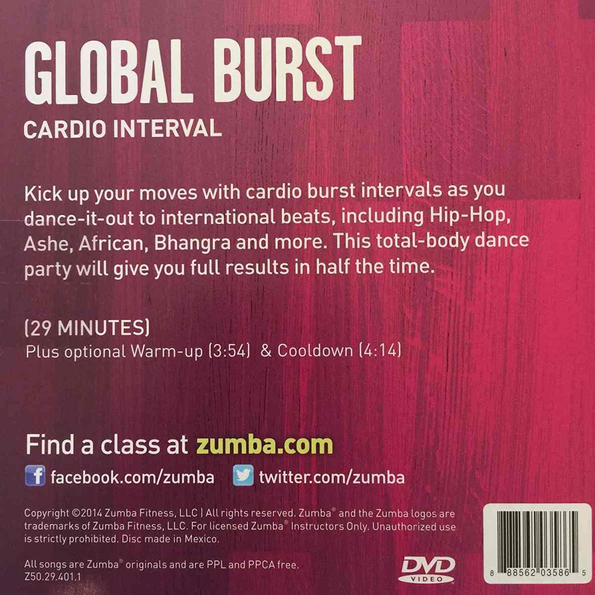 Global Burst Cardio Interval (DVD) - EU PAL