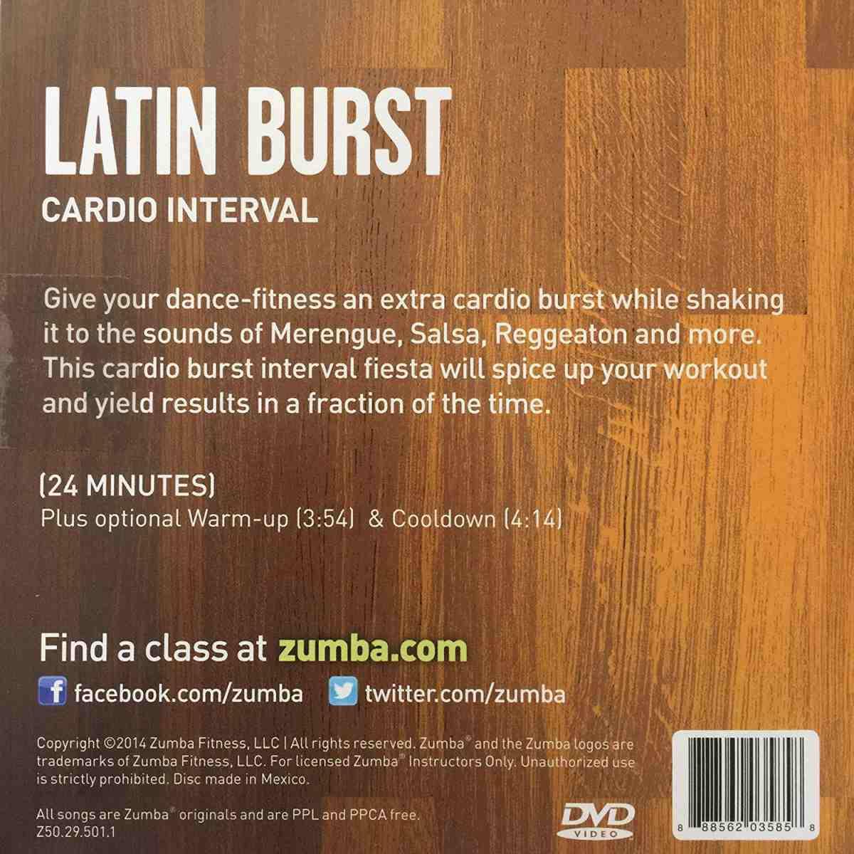Latin Burst Cardio Interval (DVD) - EU PAL