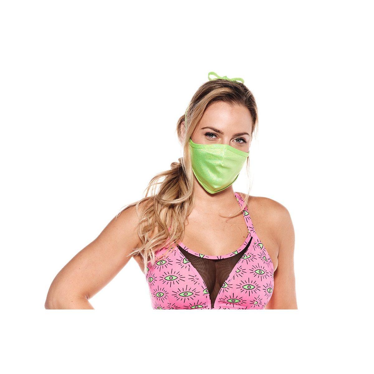 Zumba Green Face Cover